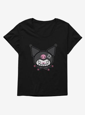 Kuromi All Anger Womens T-Shirt Plus