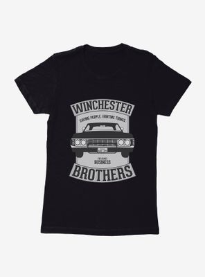 Supernatural Winchester Brothers Baby Logo Womens T-Shirt