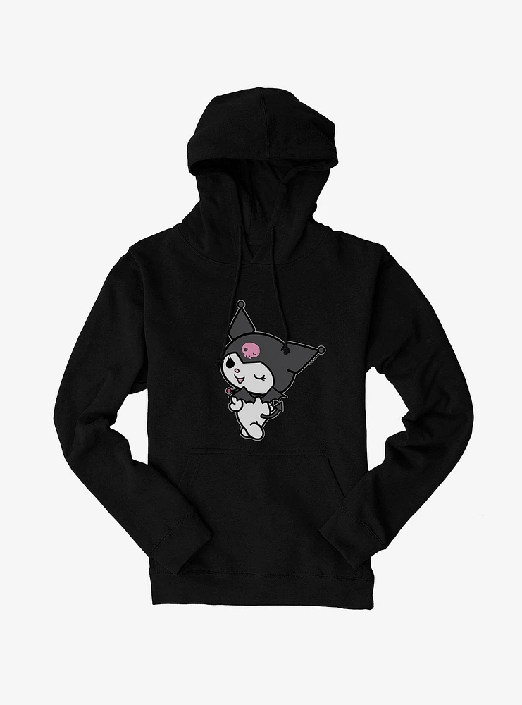 Kuromi Turning Wink Hoodie