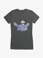 Kuromi Happy Baku Flying Girls T-Shirt