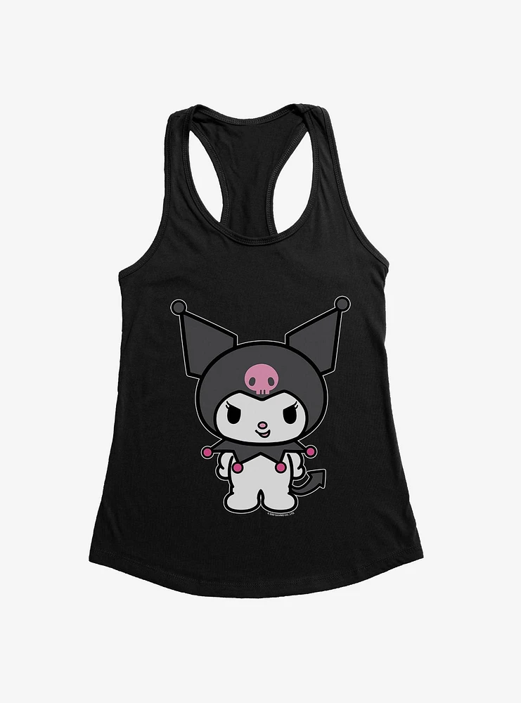 Kuromi Evil Grin Girls Tank