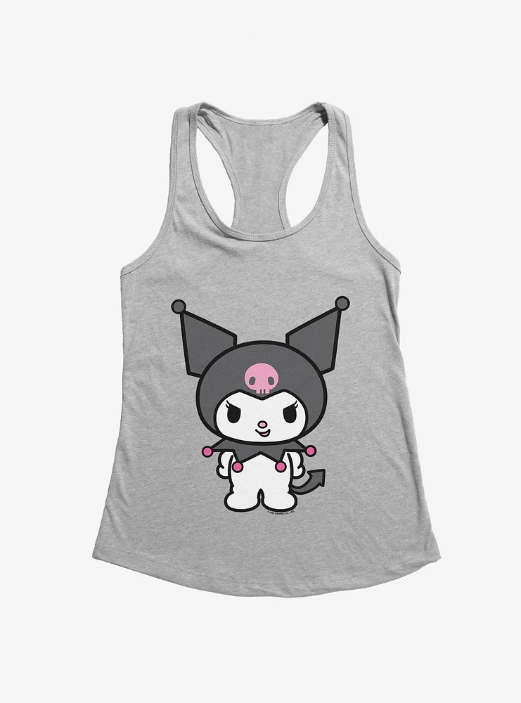 Kuromi Evil Grin Girls Tank