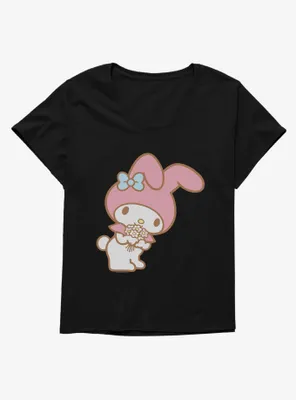 My Melody Bouquet Of Flowers Womens T-Shirt Plus