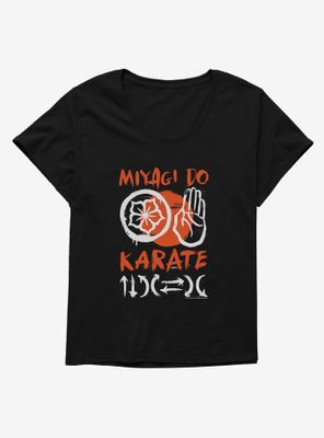 Cobra Kai Season 4 Miyagi Logo Womens T-Shirt Plus
