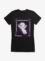 Casper The Friendly Ghost Virtual Raver Number One Girls T-Shirt