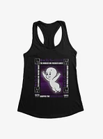 Casper The Friendly Ghost Virtual Raver Number One Girls Tank