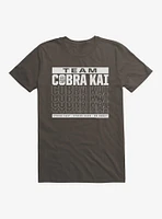 COBRA KAI S4 Team Motto T-Shirt