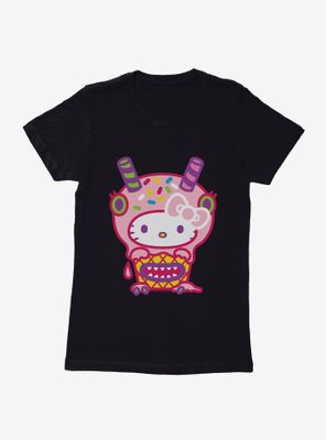 Hello Kitty Sweet Kaiju Cupcake Womens T-Shirt