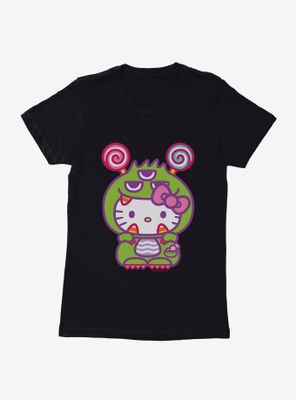 Hello Kitty Sweet Kaiju Eyes Womens T-Shirt