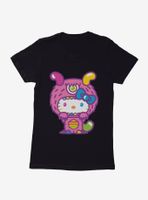 Hello Kitty Sweet Kaiju Fuzzy Womens T-Shirt