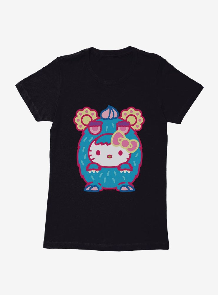 Hello Kitty Sweet Kaiju Pouch Womens T-Shirt