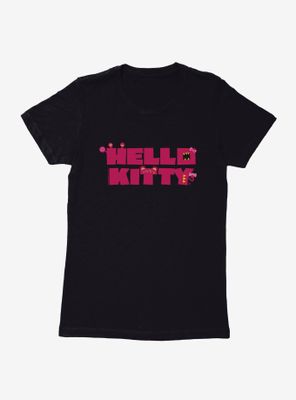 Hello Kitty Sweet Kaiju Stencil Womens T-Shirt