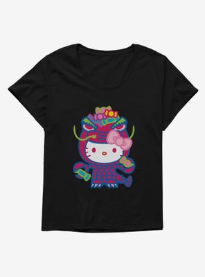 Hello Kitty Sweet Kaiju Claws Womens T-Shirt Plus