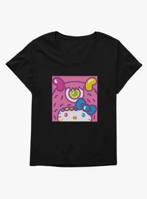 Hello Kitty Sweet Kaiju Cyclops Womens T-Shirt Plus