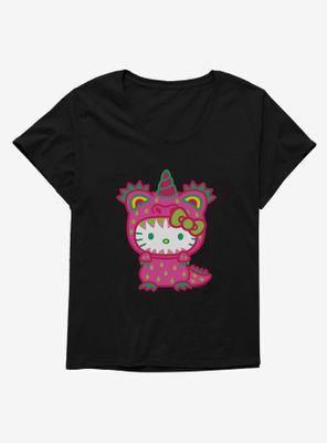 Hello Kitty Sweet Kaiju Unicorn Womens T-Shirt Plus
