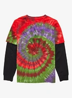 Our Universe Disney Hocus Pocus Max Tie-Dye Twofer Long-Sleeve T-Shirt