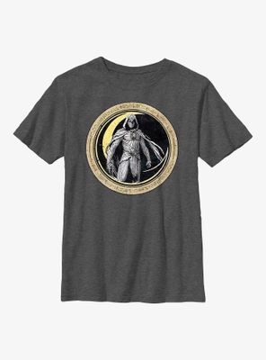 Marvel Moon Knight Circle Badge Youth T-Shirt