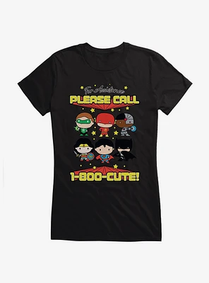 DC Comics Chibi Justice League Call Cute Girls T-Shirt