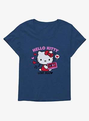 Hello Kitty Valentine's Day Love Mix Girls T-Shirt Plus