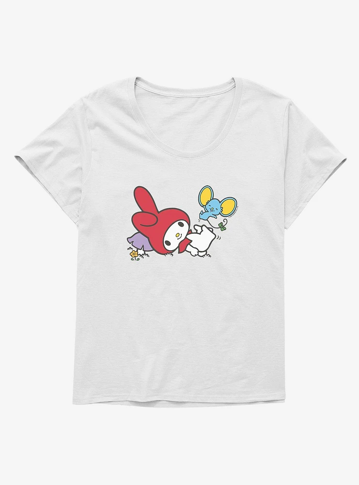 My Melody Adventure With Flat Girls T-Shirt Plus