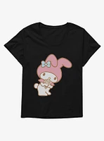 My Melody Bouquet Of Flowers Girls T-Shirt Plus