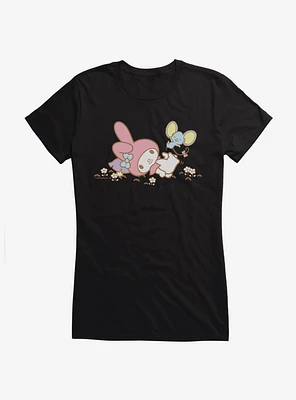 My Melody Outside Adventure With Flat Girls T-Shirt