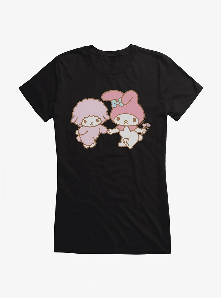 My Melody Skipping With Piano Girls T-Shirt