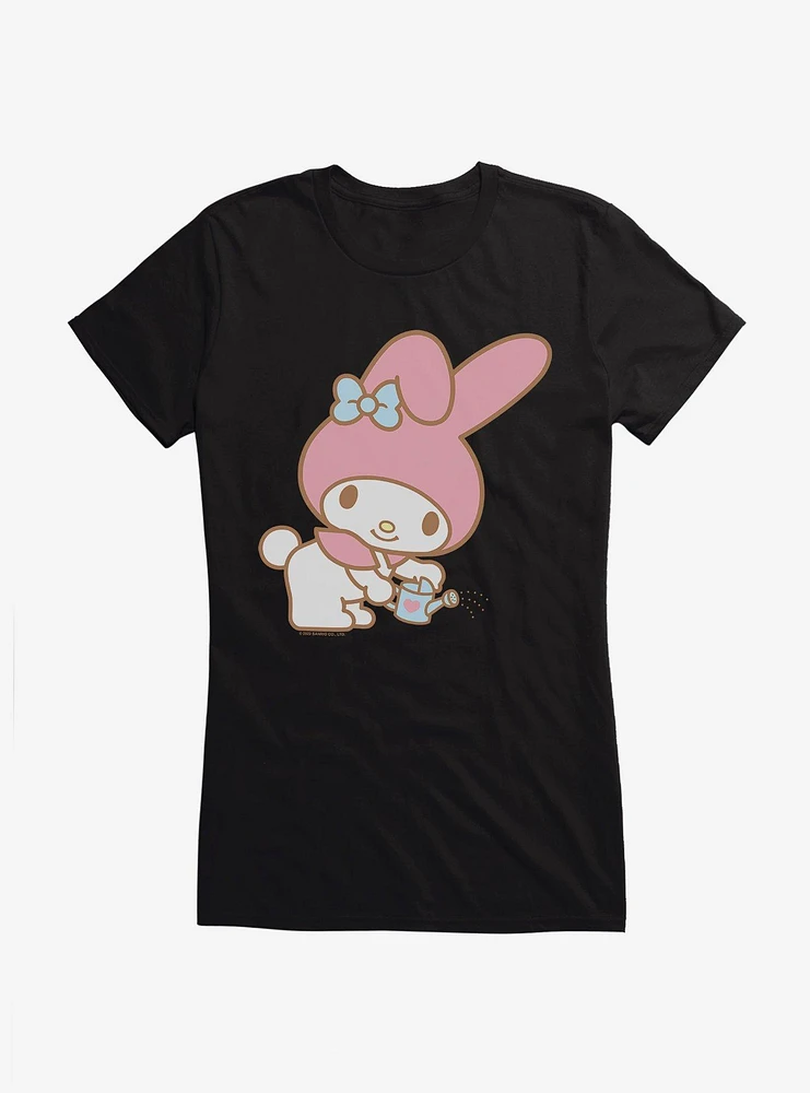 My Melody Watering Garden Girls T-Shirt