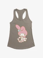 My Melody Picking Flowers Girls Tank