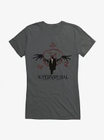 Supernatural Castiel Angel Seal Girls T-Shirt