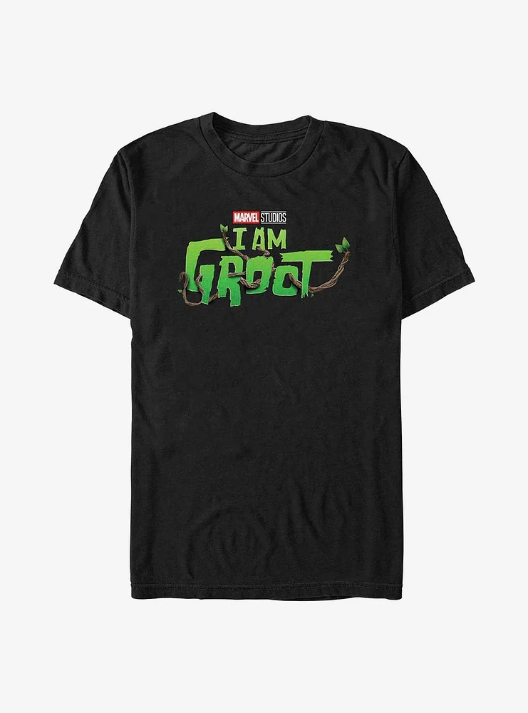 Marvel Guardians Of The Galaxy I Am Groot Logo T-Shirt