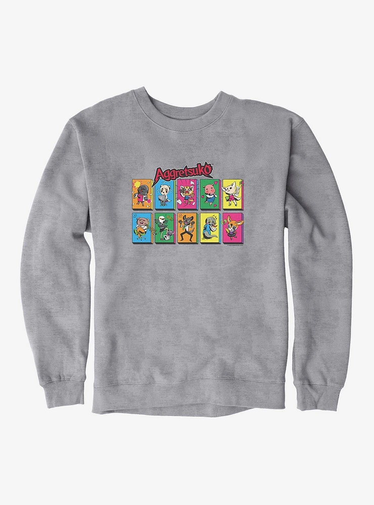 Aggretsuko Character Panels Sweatshirt