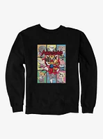 Aggretsuko Screaming Panels Sweatshirt