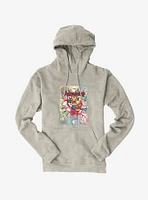 Aggretsuko Screaming Panels Hoodie