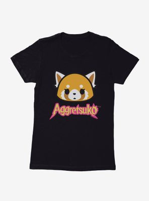 Aggretsuko Face Icon Womens T-Shirt