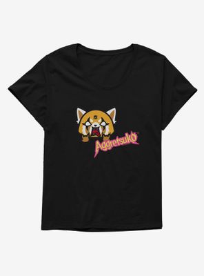 Aggretsuko Metal Icon Womens T-Shirt Plus