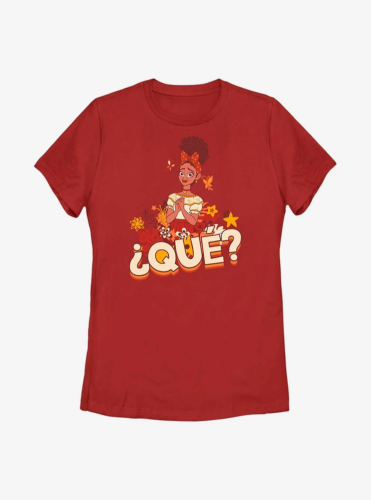 Disney Encanto Dolores Que Womens T-Shirt