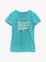 Disney Encanto We Don't Talk About Bruno Colorful Youth Girls T-Shirt