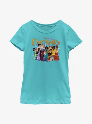 Disney Encanto Family Group Youth Girls T-Shirt