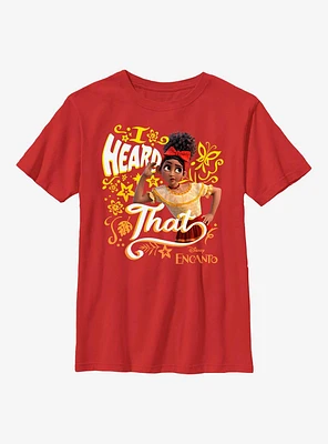 Disney Encanto Dolores Heard That Youth T-Shirt