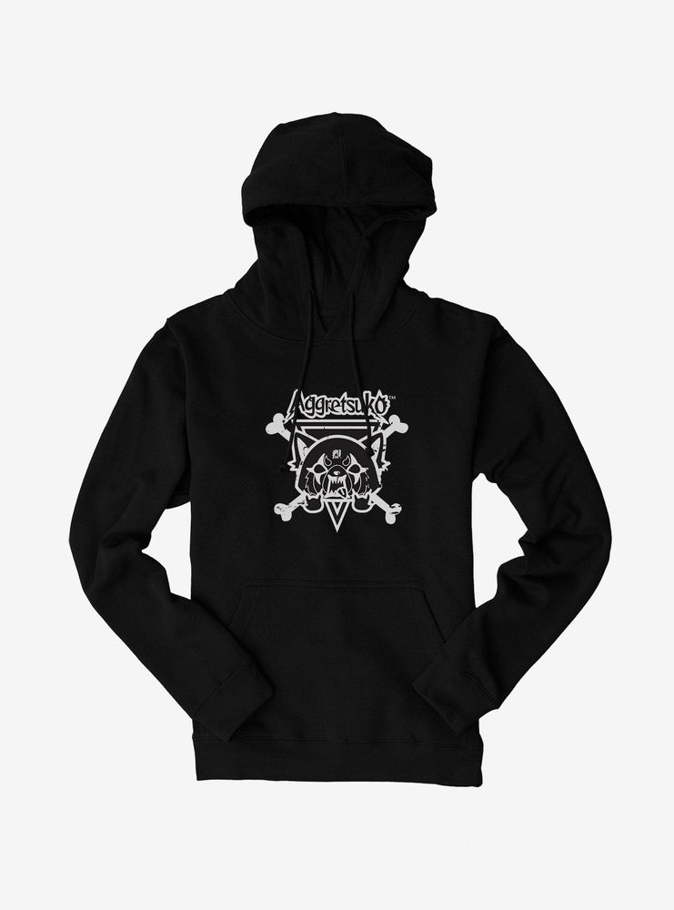 Aggretsuko Metal Crossbones Hoodie