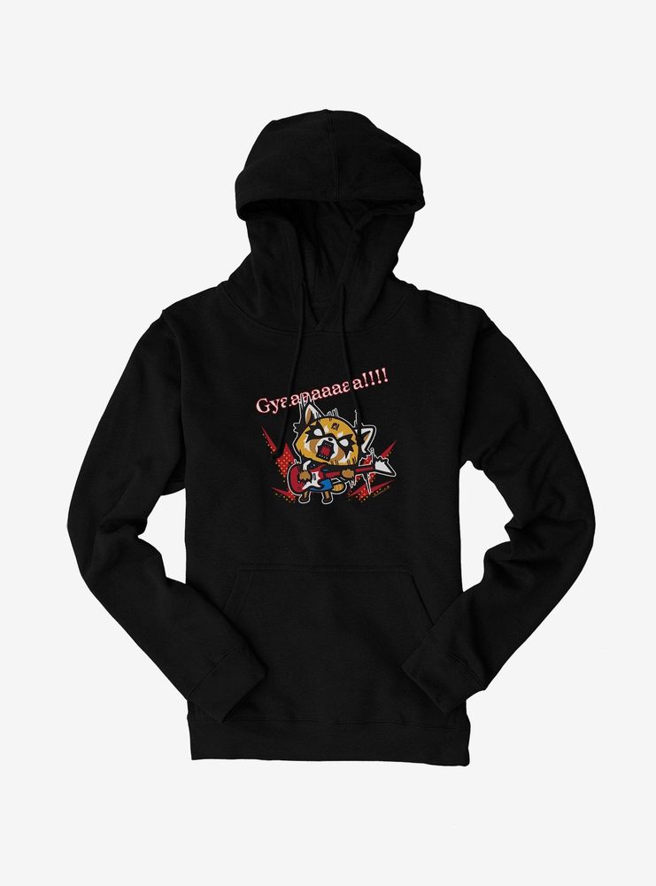 Aggretsuko Metal Guitar Rock & Roll Hoodie