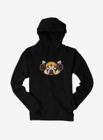 Aggretsuko Metal Raging Headphones Hoodie