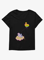Care Bears Floating Love Girls T-Shirt Plus