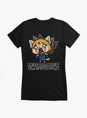 Aggretsuko Metal Headbanger Girls T-Shirt