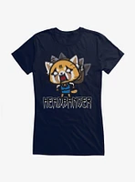 Aggretsuko Metal Headbanger Girls T-Shirt