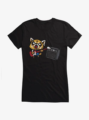 Aggretsuko Metal Shredding Girls T-Shirt