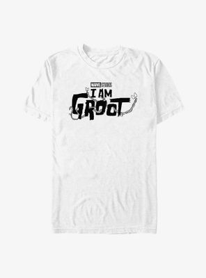 Marvel I Am Groot Black Logo T-Shirt