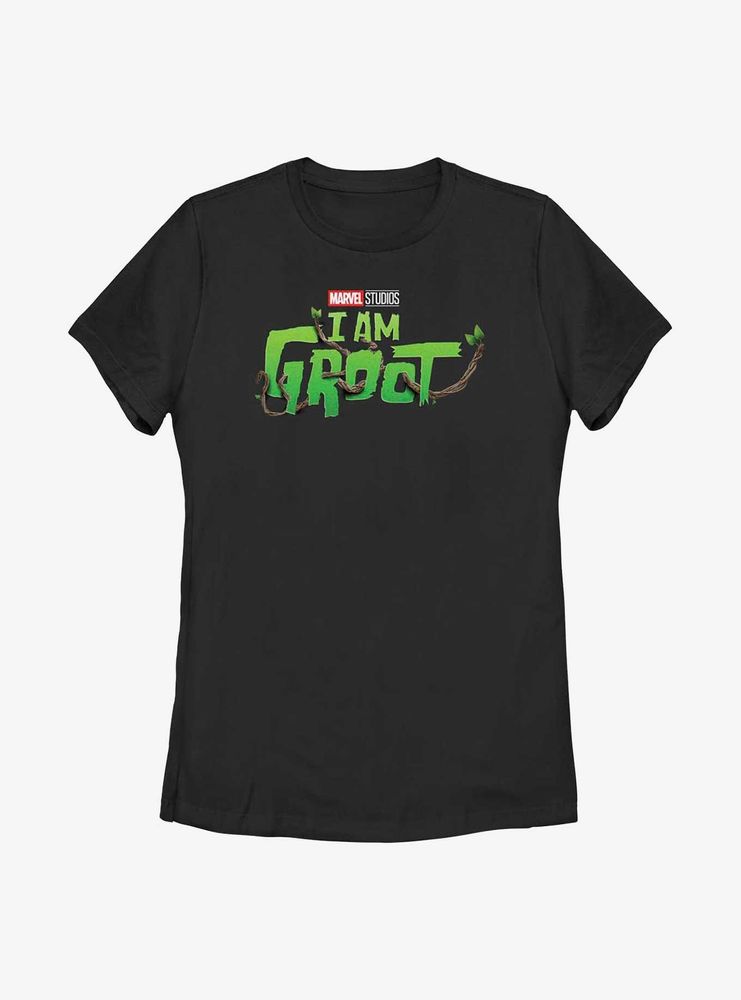 Marvel I Am Groot Main Logo Womens T-Shirt