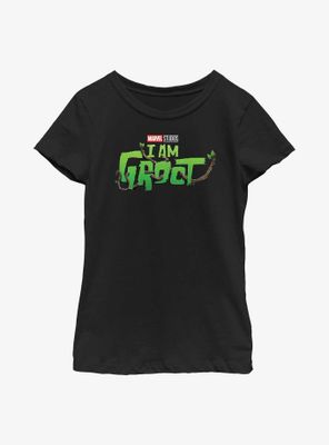 Marvel I Am Groot Main Logo Youth Girls T-Shirt
